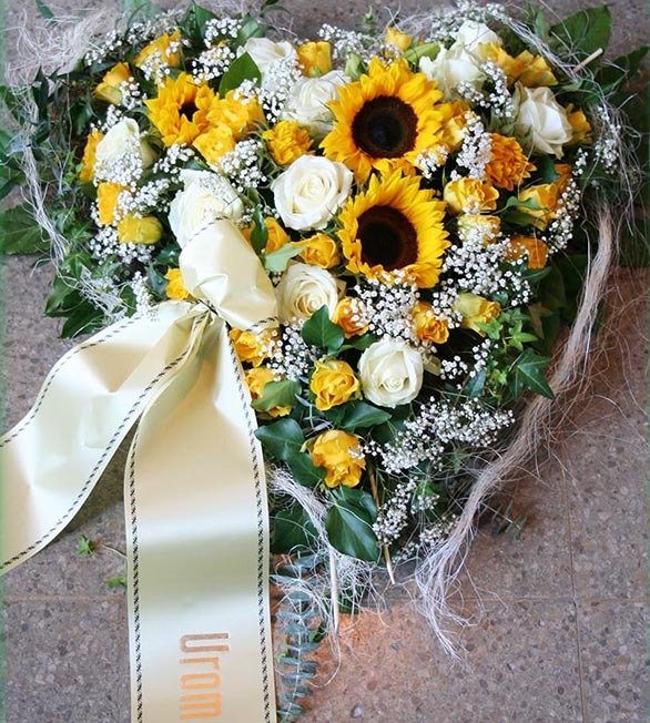 Blüten in Gelb und Weiß - Bestellnr. H 407